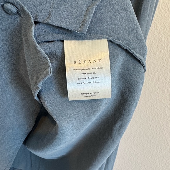 Sezane suzanne silk shirt - Picture 8 of 9